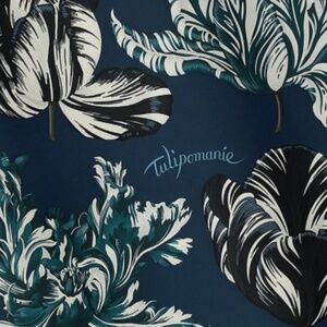 NWT Hermes Tulipomanie Detail Silk Scarf 45